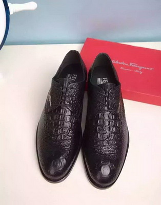 Salvatore Ferragamo Business Men Shoes--031